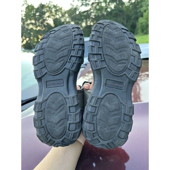 Skechers Brown Men's Sz 9 Relaxed Fit Memory Foam Sandals Adjustable SN 64487 - Picture 7 of 9